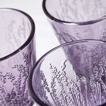 Set Of Four Heather Wine Goblets, 3 of 7