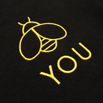 'Bee You' Embroidered Organic Children's Sweatshirt, 9 of 10