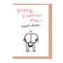 Happy Valentine's Day Sweet Cheeks Card, thumbnail 2 of 2