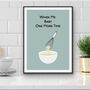 Whisk Me Baby One More Time Kitchen Print, thumbnail 1 of 3