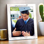 Personalised Graduation 8x10 Silver Photo Frame, thumbnail 4 of 5