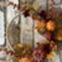 Luxury Autumn Jute Wreath With Mini Gourds And Pumpkins, thumbnail 3 of 6