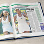 Wimbledon Personalised Tennis Gift Newspaper Book, thumbnail 5 of 9