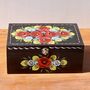 Decorative Canal Roses Painted Wooden Box, thumbnail 1 of 11