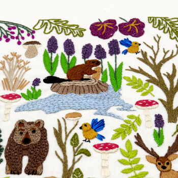 Into The Forest Hand Embroidery Kit, 7 of 12