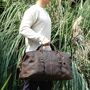 Genuine Leather Holdall With Zip Detail, thumbnail 3 of 10