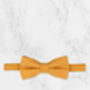Wedding Handmade 100% Cotton Suede Tie In Yellow, thumbnail 8 of 8