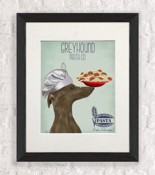 Greyhound Pasta Company Art Print, Framed Or Unframed, 6 of 8