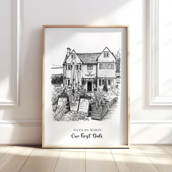 Personalised Home And Venue Pencil Drawing From Photo, 9 of 12