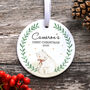 Personalised Baby's First Christmas Tree Decoration Bauble, thumbnail 1 of 2