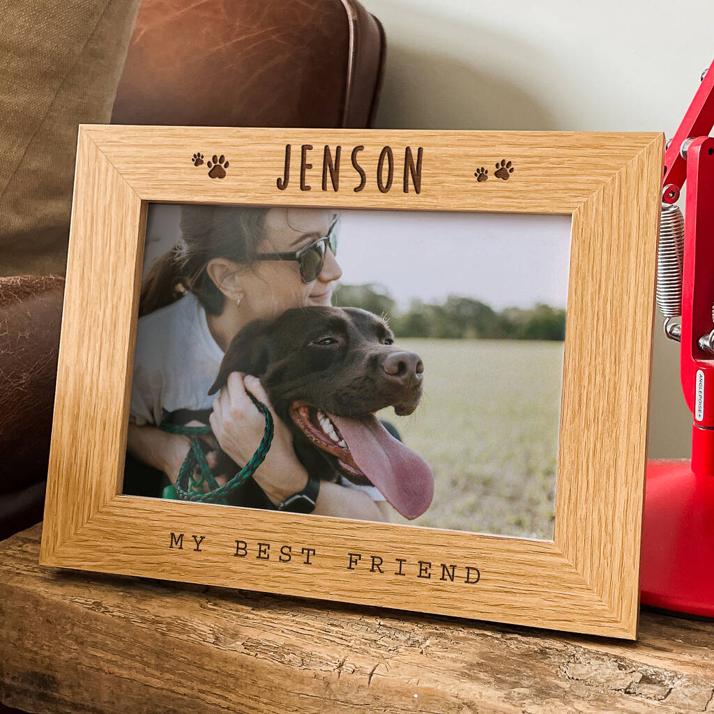 Personalised Dog Picture Frame Gift, 1 of 12