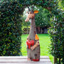 Upcycled Metal Giraffe Ornament, thumbnail 1 of 4