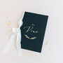 His And Her Gold Foil Vow Books, thumbnail 4 of 6