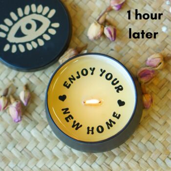 Enjoy Your New Home Secret Message Candle, 4 of 4