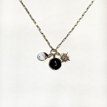 Celestial Multi Charm Necklace, 4 of 7