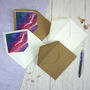 Personalised Cosmic Forest Correspondence Cards, thumbnail 11 of 12