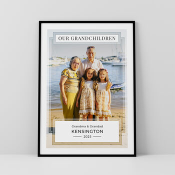 Our Grandchildren Photo Print Personalised Grandchildren Gift, 3 of 5