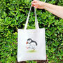 Personalised Puffin Tote Bag, thumbnail 8 of 9