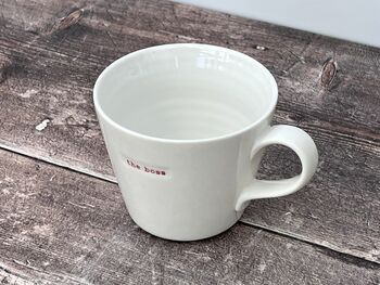 White ‘The Boss’ Mug, 2 of 2