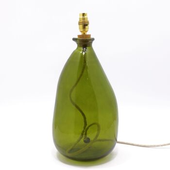 Recycled Blown Glass Lamp | 42cm | Six Colours, 12 of 12