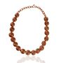 Copper Spiral Statement Necklace, thumbnail 4 of 5