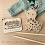 Alpaca Knitting Needle Gauge And Stitch Marker Set, thumbnail 1 of 10