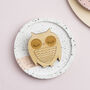 Wooden Owl Brooch, thumbnail 1 of 6