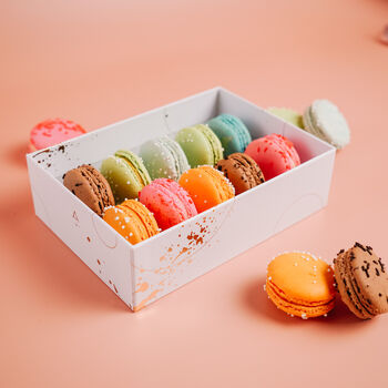 10 Piece Classic Macaron Gift Box, 2 of 3