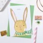 Hello There Baby Rabbit Card, thumbnail 1 of 4