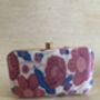 Digitally Printed Pink Floral Clutch Bag, thumbnail 8 of 10