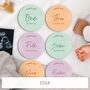 Personalised Botanical Design Milestone Discs, thumbnail 10 of 10