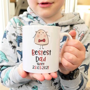 'Bestest Dad' Since Personalised Ceramic Mug, 2 of 2