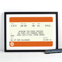 Personalised Good Luck Train Ticket Print, thumbnail 1 of 2