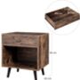 Bedside Nightstand With Drawer And Open Compartment, thumbnail 5 of 6