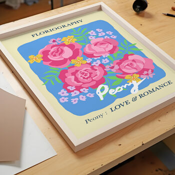 Peony Floral Print For Love And Romance, 3 of 5