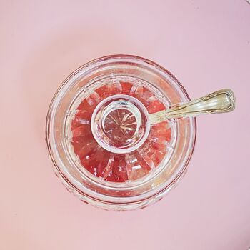 Antique Edinburgh Crystal Cut Glass Lidded Jam / Preserve Pot ~ Five, 7 of 11
