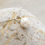 Single Pearl Necklace Sterling Silver, thumbnail 1 of 8