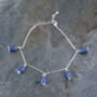 Bluebell Flower Charm Bracelet, thumbnail 4 of 6