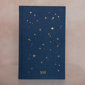 Starry Lined Notebook/ Personalised Notebook/Gift, 6 of 10