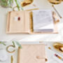 Personalised Vegan Leather A5 Ring Binder Organiser | Cream, thumbnail 2 of 5