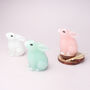 G Decor Scented Alfie Cute Bunny 3D Candle, thumbnail 2 of 7
