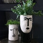 Abstract Face Vase Planter, thumbnail 2 of 4