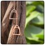 Personalised Stirrup Necklace, Silver, Gold Or Rose Gold, thumbnail 11 of 12