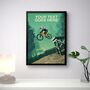 Personalised Mountain Bike Jump Print, thumbnail 2 of 7