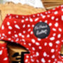 Poppy Toadstool Polkas Dog Harness, thumbnail 4 of 8
