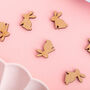 Easter Bunny Rabbit Wooden Table Confetti, thumbnail 1 of 1