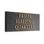 Personalised House Sign With Raised Gold Lettering, thumbnail 4 of 10