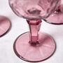 Set Of Four Lucena Amethyst Wine Goblets, thumbnail 4 of 7