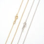 14ct Gold Cable Chain Necklace, Yellow Or White Gold, thumbnail 2 of 3