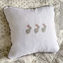 Children's Rabbit Embroidered Nursery Cushion, thumbnail 5 of 5